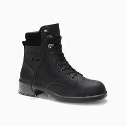 ELTEN Damen-Sicherheitsschnürstiefel NIKOLA Black Mid ESD S2
