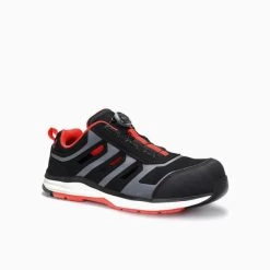 JORI Sicherheitssandale Jo_RAPID BOA® Black-red Easy ESD S1P