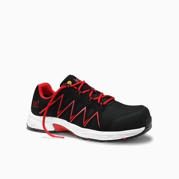 JORI Sicherheitshalbschuh Jo_SPEEDY Black-red Low ESD S1P 3 JORI Sicherheitshalbschuh Jo_SPEEDY Black-red Low ESD S1P