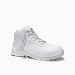 JORI Sicherheitsschnürstiefel Jo_CLEAN Loop White Mid ESD S3