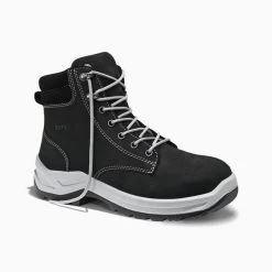 ELTEN Damen-Sicherheitsschnürstiefel LILLY Black Mid ESD S3