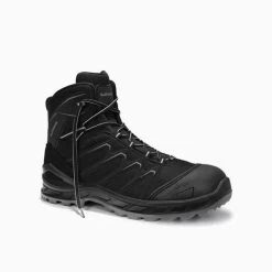 LOWA Sicherheitsstiefel LARROX Work GTX Black-grey Mid S3 CI