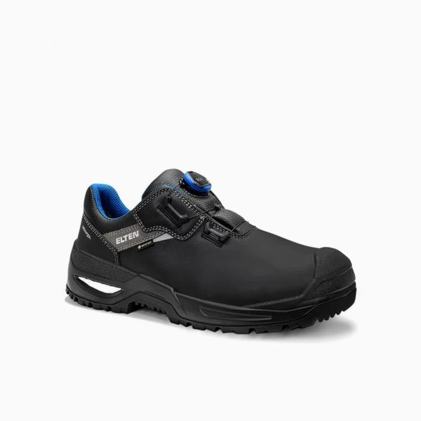 ELTEN Sicherheitshalbschuh STEFANO XXSG BOA® GTX Black-blue Low ESD S3 3 ELTEN Sicherheitshalbschuh STEFANO XXSG BOA® GTX Black-blue Low ESD S3