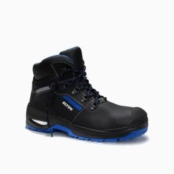 ELTEN Sicherheitsschnürstiefel LEONARDO XXSG Black-blue Mid ESD S3