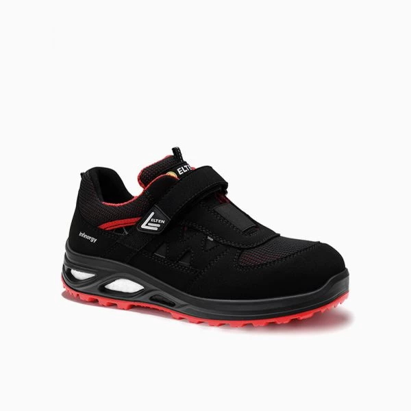 ELTEN Damen-Sicherheitssandale HANNAH XXTL Black-red Easy ESD S1P 3 ELTEN Damen-Sicherheitssandale HANNAH XXTL Black-red Easy ESD S1P