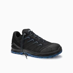 LOWA Sicherheitshalbschuh LARROX Work GTX Black-blue Lo S3 CI