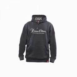 ELTEN HOODIE Retro Dark-grey Melange