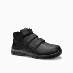JORI Sicherheitsschnürstiefel Jo_CLEAN Strap Black Mid ESD S3