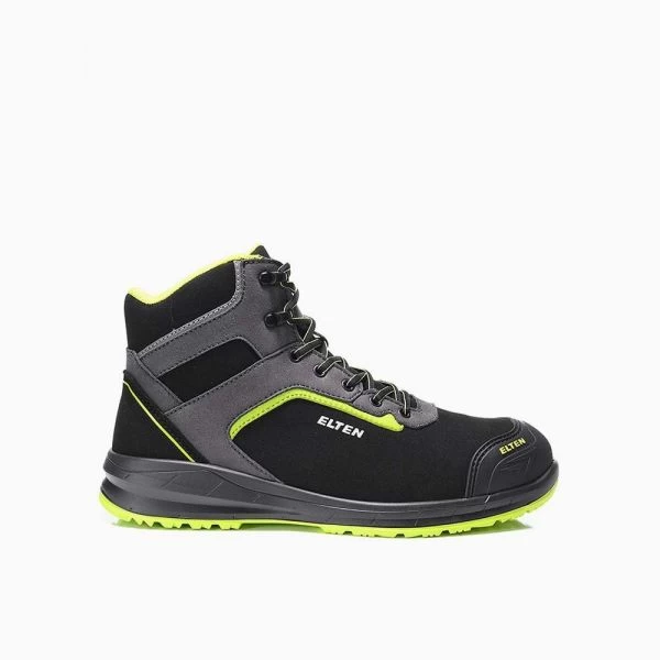 ELTEN Sicherheitsstiefel LOAN XXSports Pro Black-lime Mid ESD S3 5 ELTEN Sicherheitsstiefel LOAN XXSports Pro Black-lime Mid ESD S3 – Bild 3