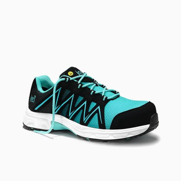 JORI Sicherheitshalbschuh Jo_SPEEDY Black-aqua Low ESD S1P 3 JORI Sicherheitshalbschuh Jo_SPEEDY Black-aqua Low ESD S1P