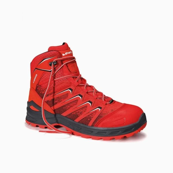 LOWA Sicherheitsschnürstiefel LARROX Work GTX Red Mid S3 CI 3 LOWA Sicherheitsschnürstiefel LARROX Work GTX Red Mid S3 CI