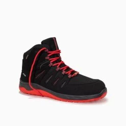 ELTEN Sicherheitsstiefel MADDOX GTX W Black-red Mid ESD S3 CI